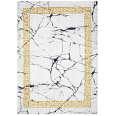 Covor Antiderapant Sarah, Versailles Alb/Gold, Living, Dormitor, Bucatarie