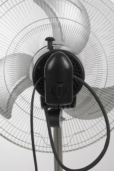 Ventilator cu picior FLORIA 3840 - 3 in 1 (podea/ birou/ perete) - 55W, 3 viteze, diametru 45cm, negru-gri