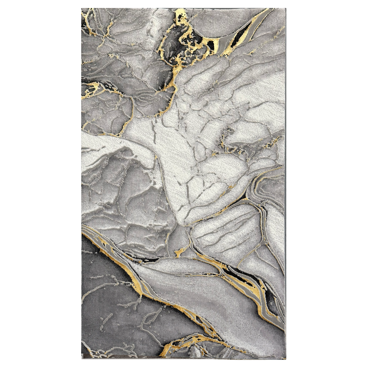 Covor Eterna Beirut Gri/Gold, Living, Dormitor, Modern