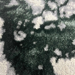 Covor Rodos Waves, Verde Smarald, Living, Dormitor, Modern