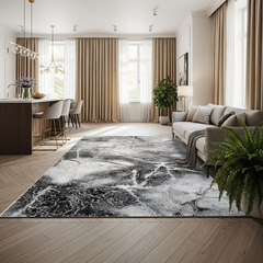 Covor Eterna Marble Gri, Living, Dormitor, Modern