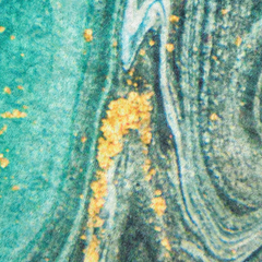 Covor Antiderapant Sarah, Storm Verde Smarlad Gold, Living, Dormitor, Bucatarie