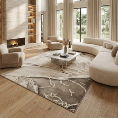 Covor Viena Lux Bej/Bej Living, Dormitor, Modern