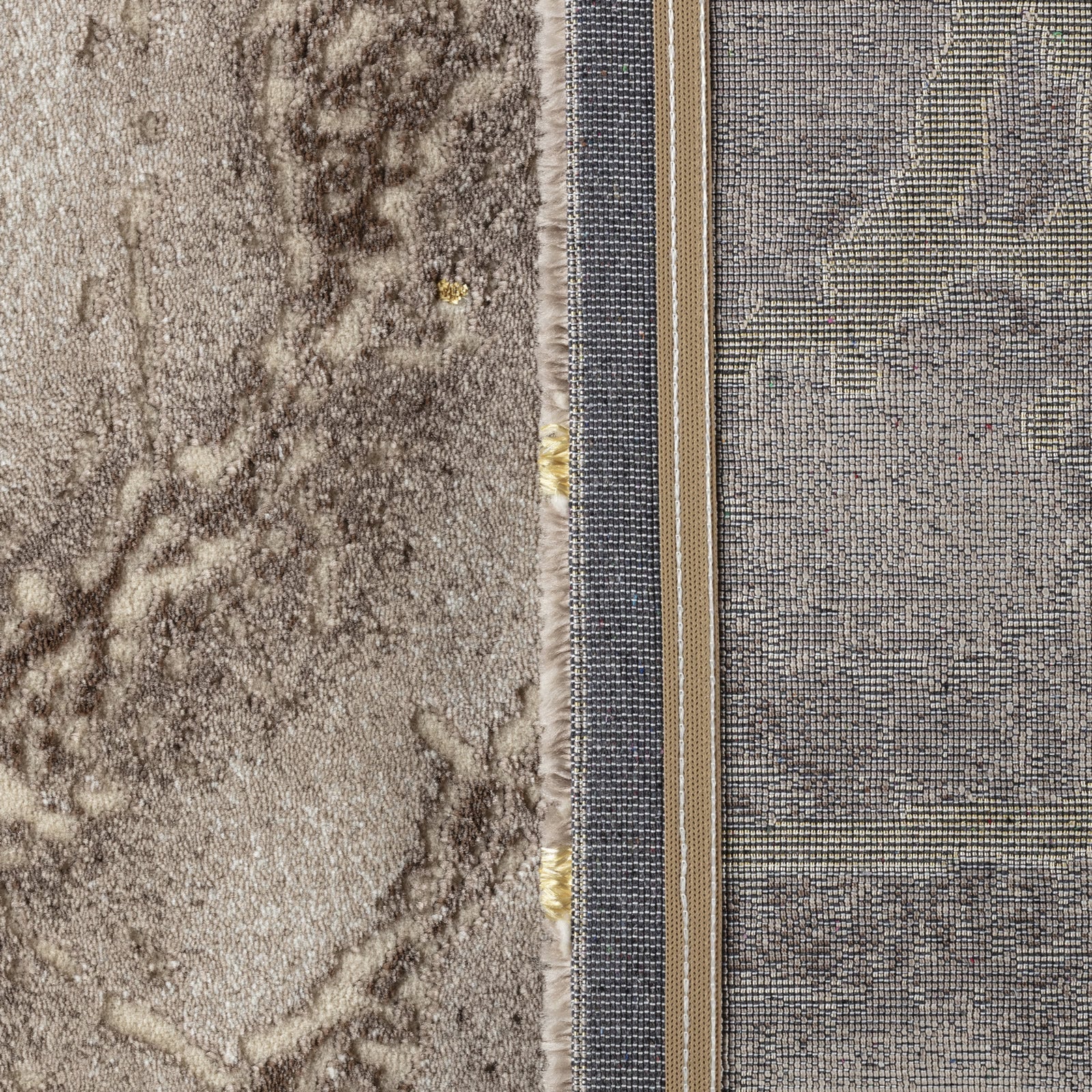 Covor Eterna Marble Bej/Gold, Living, Dormitor, Modern