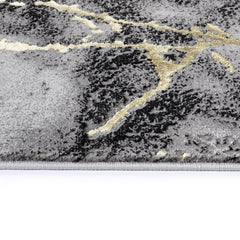 Covor Eterna Marble Gri/Gold, Living, Dormitor, Modern