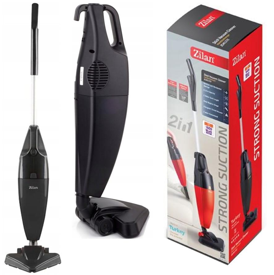 Aspirator Vertical ZILAN ZLN-1235 800W Fara Sac - Recipient 2L, Multisuprafete, Negru