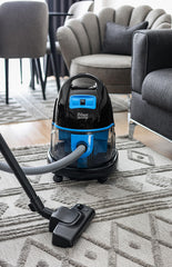 Aspirator ZILAN ZLN-8945 cu Filtrare prin Apa si Uscata, 2000W, Albastru - Curatenie Profesionala