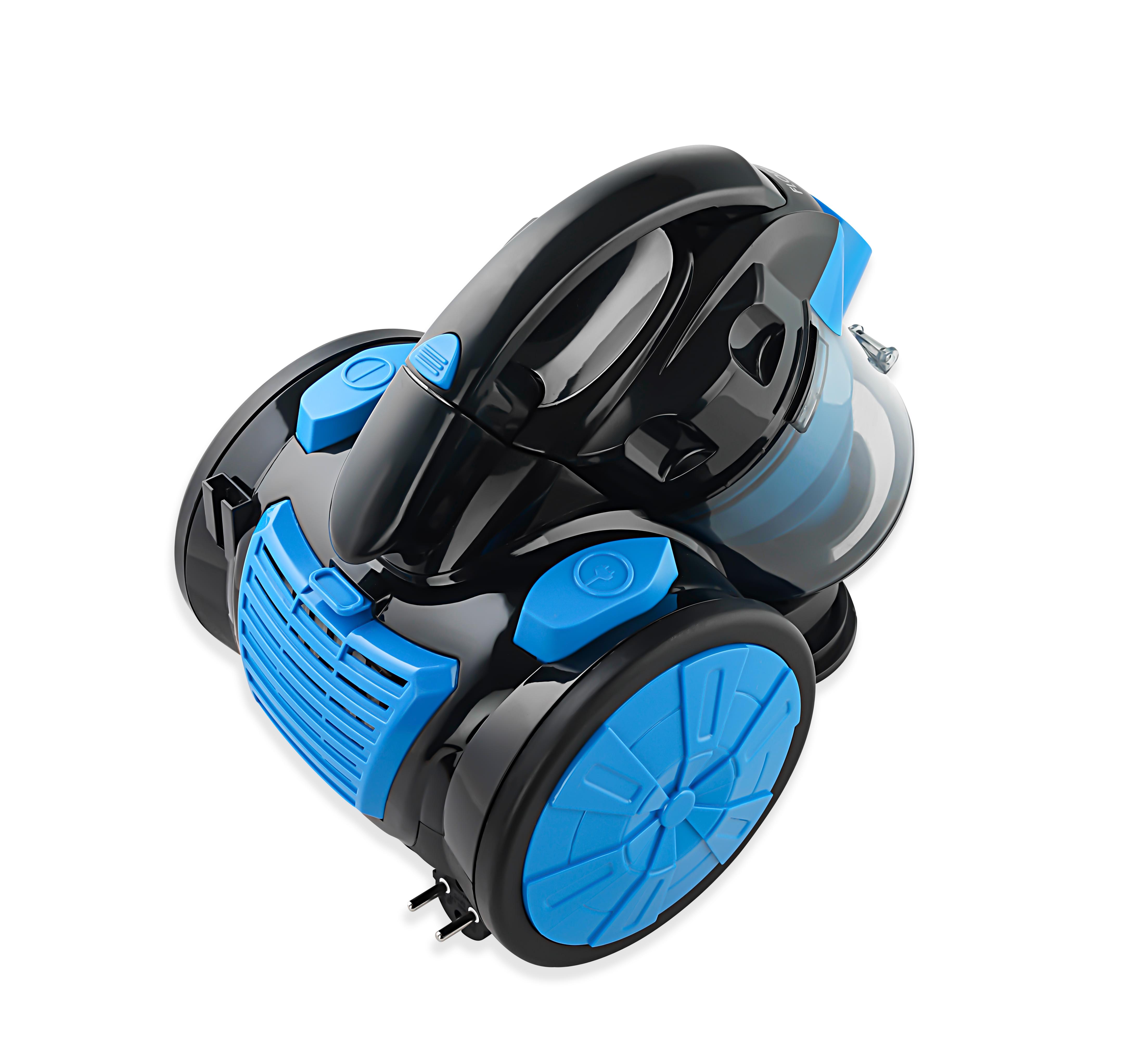 Aspirator fara sac FLORIA ZLN-3468 700W, filtru HEPA 13, filtrare ciclonica, capacitate 1.8L, albastru-negru
