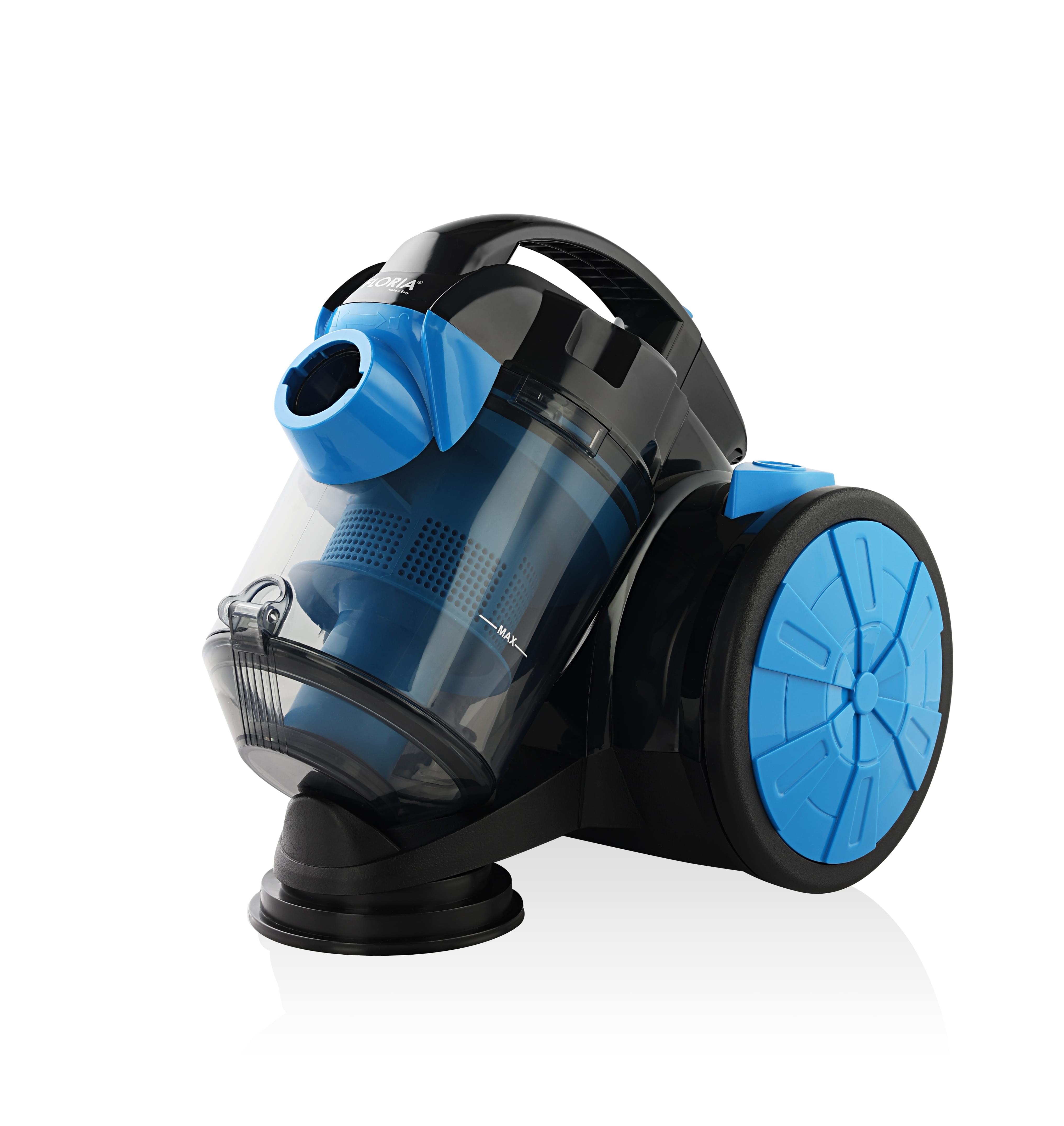 Aspirator fara sac FLORIA ZLN-3468 700W, filtru HEPA 13, filtrare ciclonica, capacitate 1.8L, albastru-negru