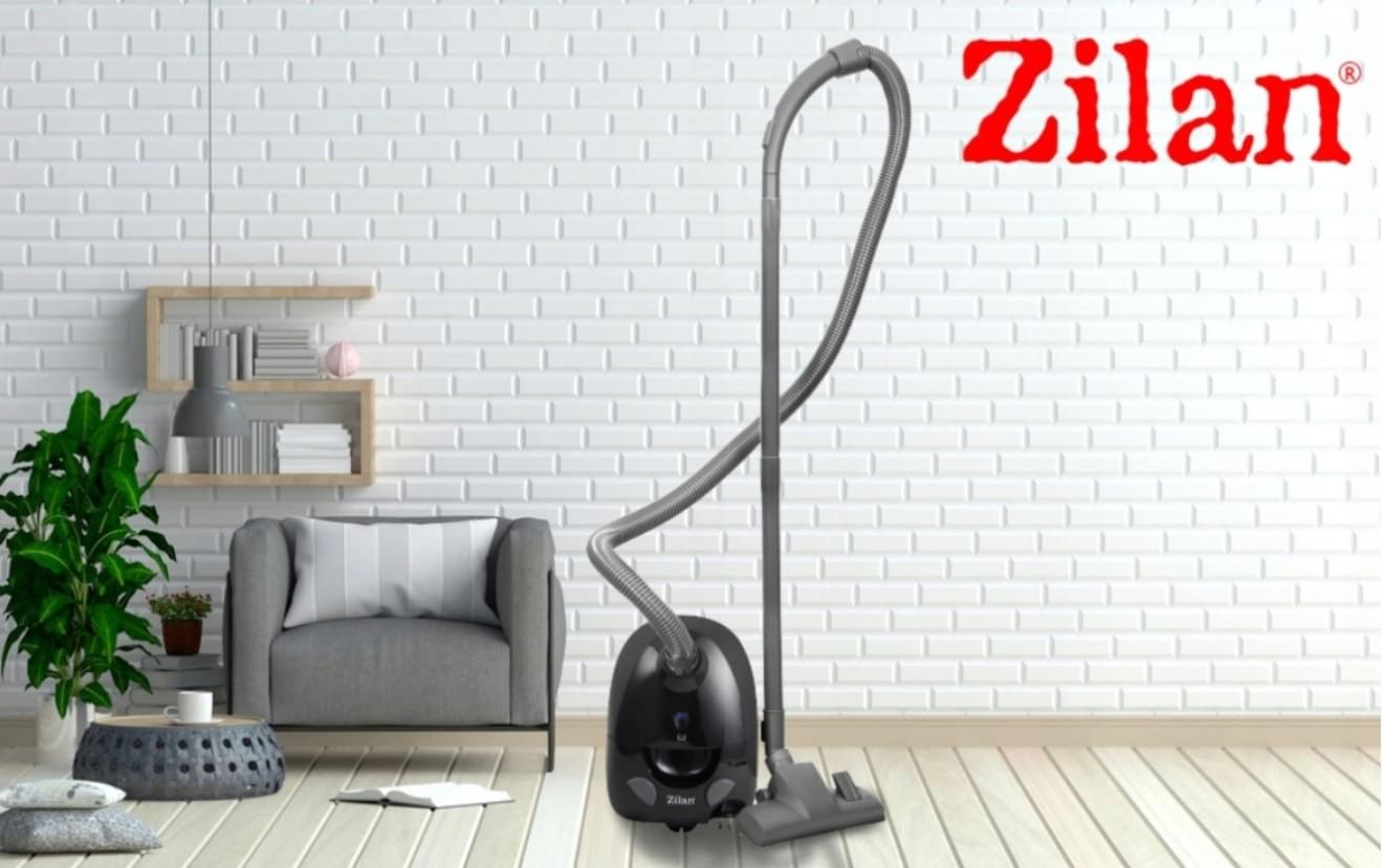 Aspirator cu sac ZILAN ZLN-8471, 1200W, sac textil 2L, cablu retractabil 5m - Curatenie perfecta pentru casa ta