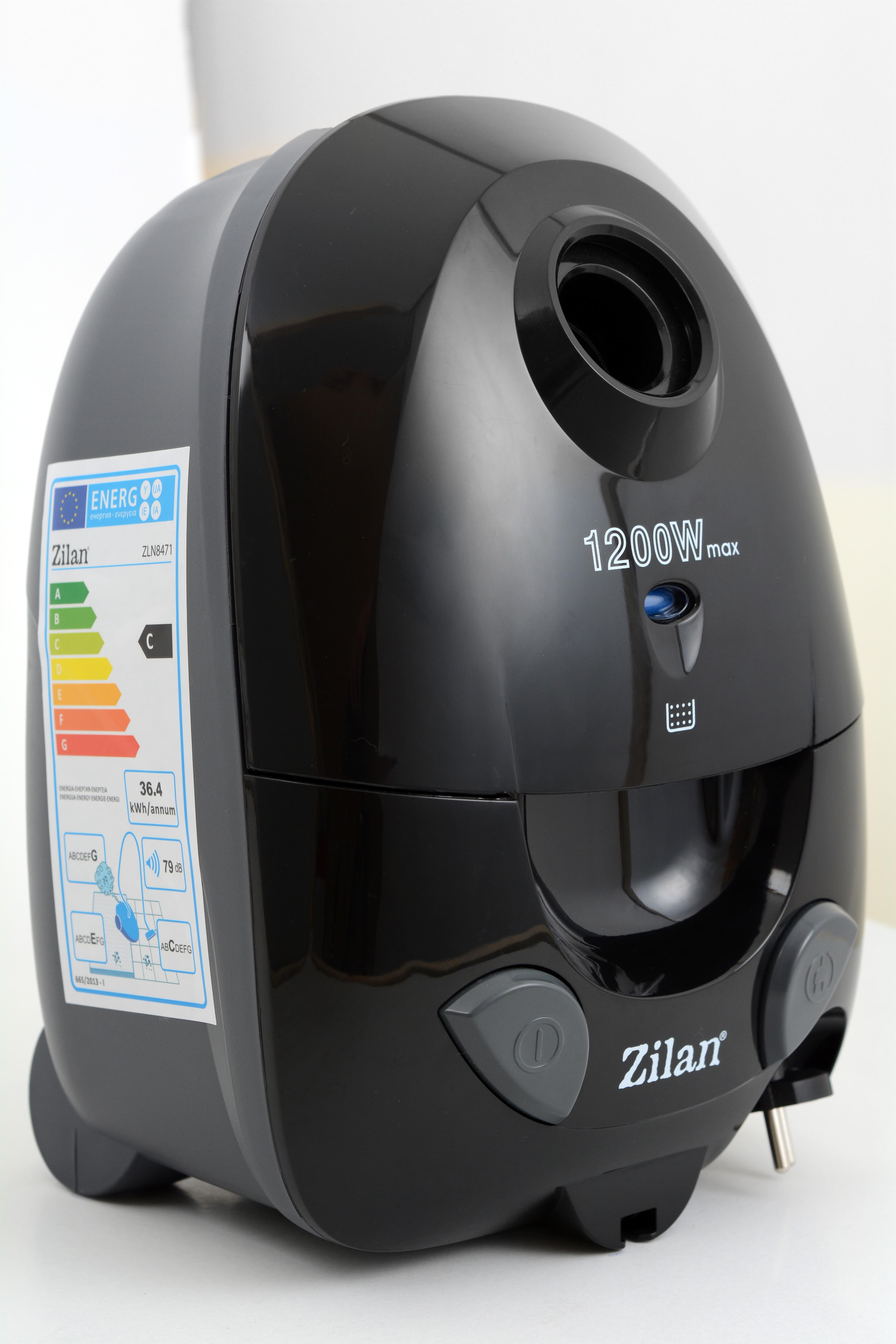 Aspirator cu sac ZILAN ZLN-8471, 1200W, sac textil 2L, cablu retractabil 5m - Curatenie perfecta pentru casa ta