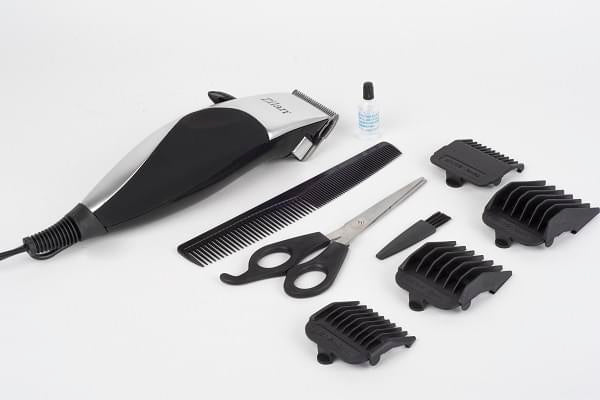 Aparat de tuns parul FLORIA ZLN-0443 - masina profesionala 10W cu 4 accesorii, lame inox ajustabile 3-12mm