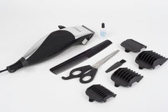 Aparat de tuns parul FLORIA ZLN-0443 - masina profesionala 10W cu 4 accesorii, lame inox ajustabile 3-12mm