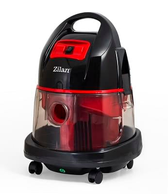 Aspirator ZILAN ZLN-8945 cu filtrare prin apa si uscata, 2000W, Rosu - purificare avansata