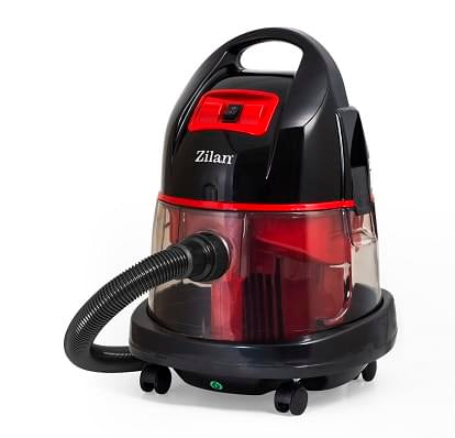 Aspirator ZILAN ZLN-8945 cu filtrare prin apa si uscata, 2000W, Rosu - purificare avansata