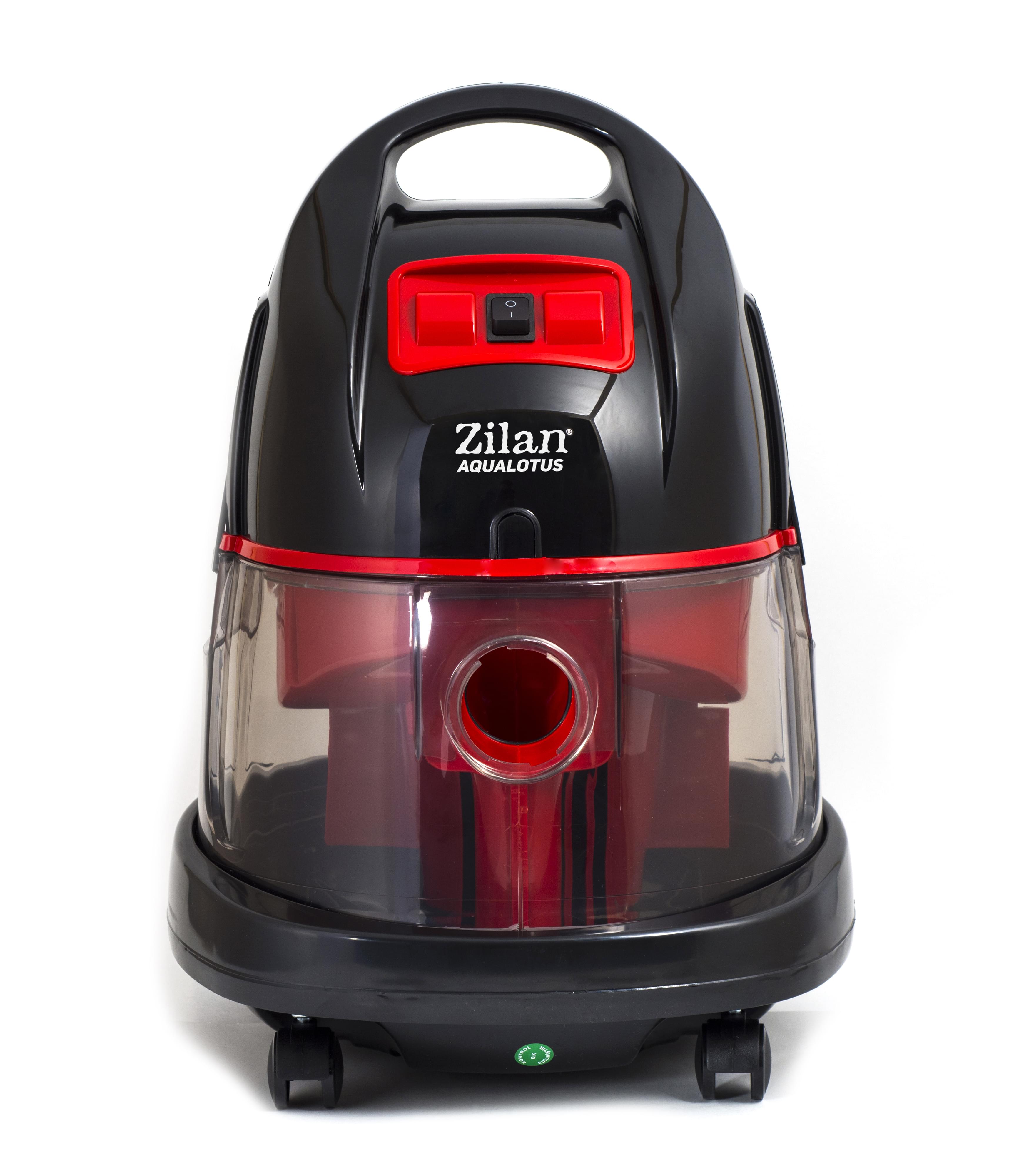 Aspirator ZILAN ZLN-8945 cu filtrare prin apa si uscata, 2000W, Rosu - purificare avansata