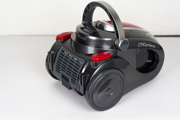 Aspirator profesional ZILAN ZLN-3529 2000W, filtru HEPA, filtrare ciclonica, design modern, negru/ rosu