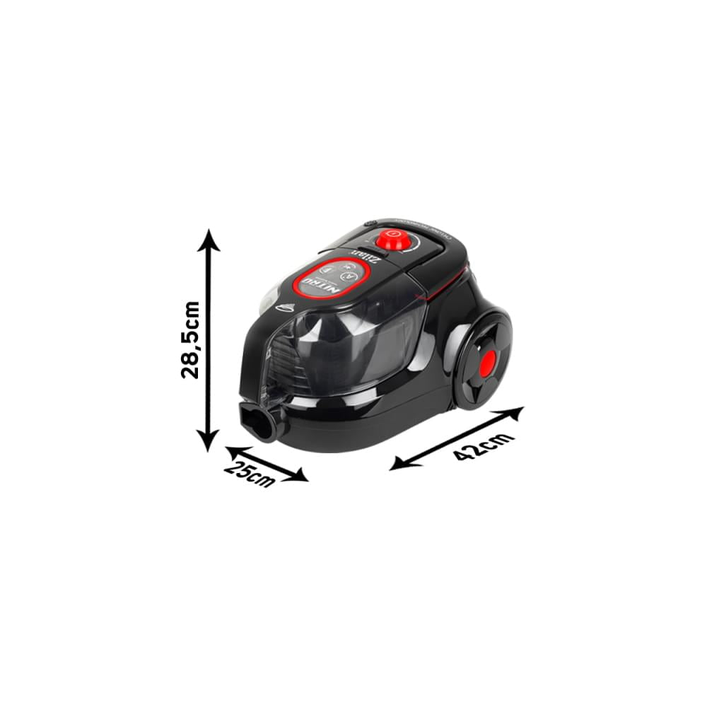 Aspirator fara sac Zilan ZLN-3512 cu filtrare ciclonica HEPA, 750W, 2L, multisuprafete