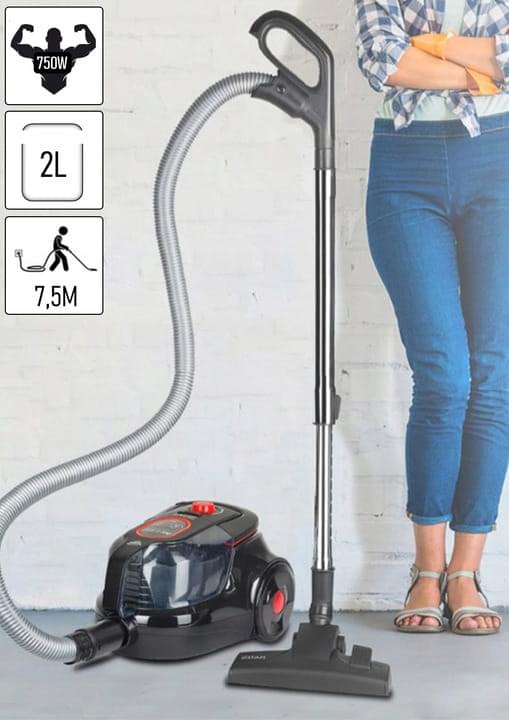 Aspirator fara sac Zilan ZLN-3512 cu filtrare ciclonica HEPA, 750W, 2L, multisuprafete