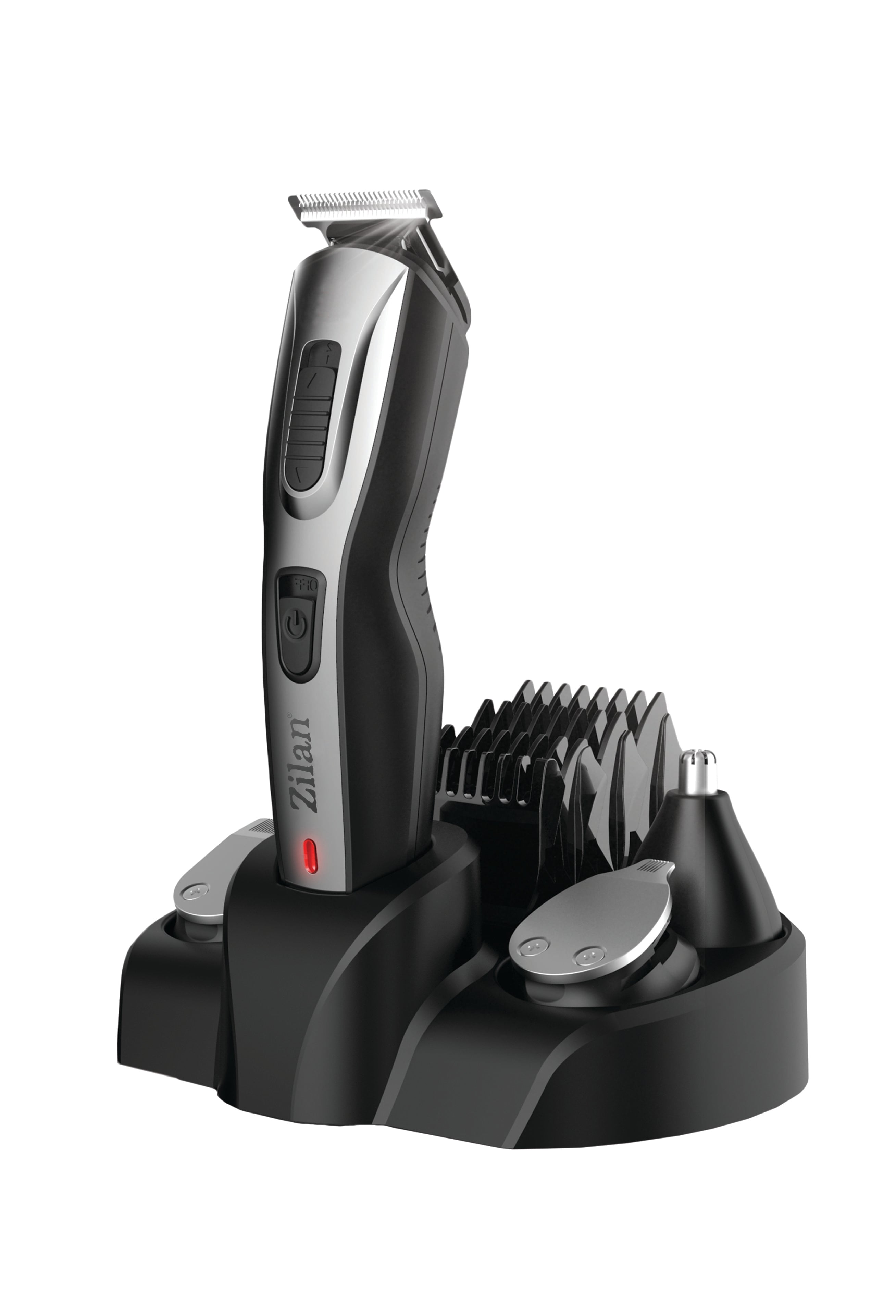 Aparat de tuns facial si corporal 5 in 1 Zilan ZLN-3857 cu acumulator reincarcabil si statie de incarcare