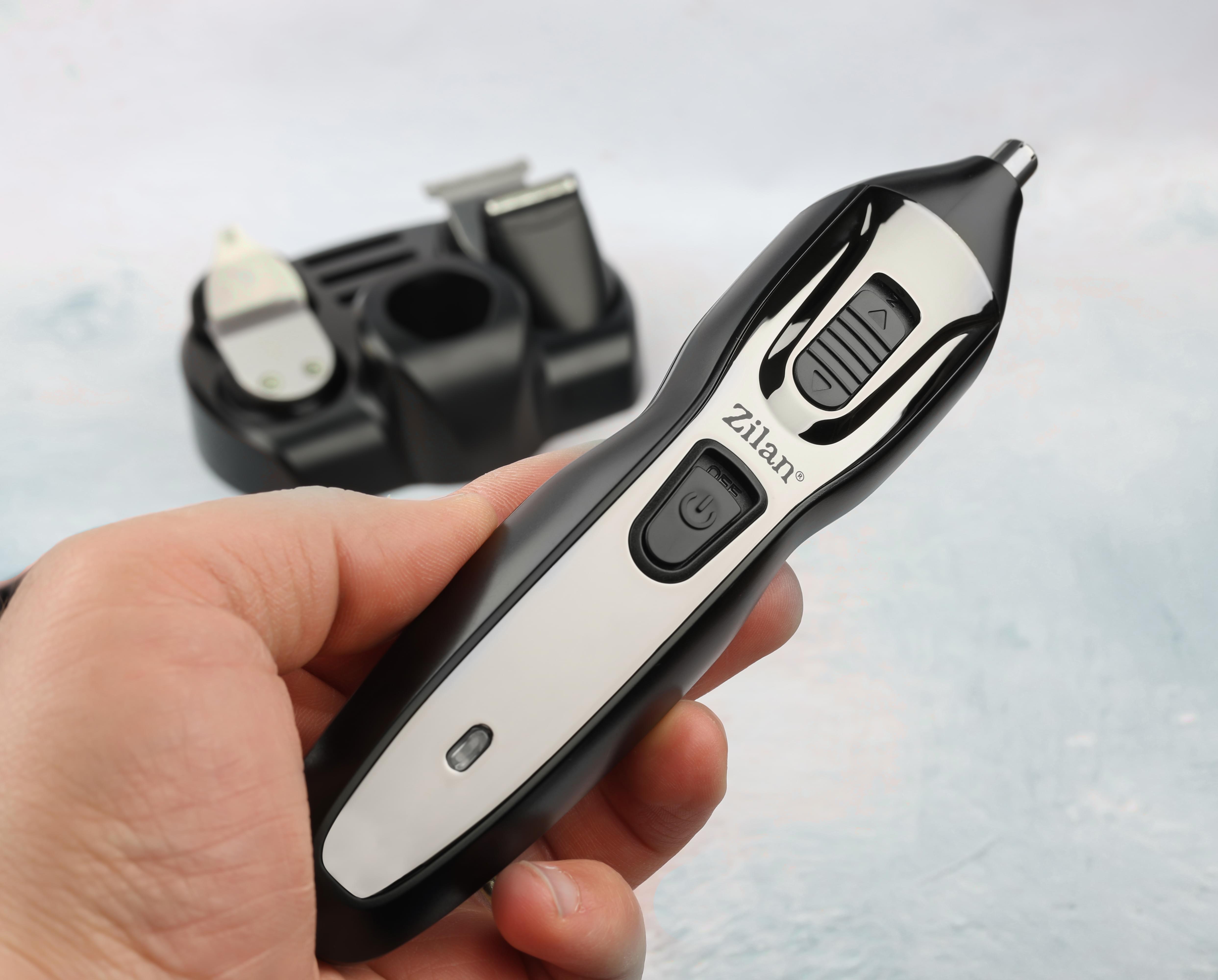 Aparat de tuns facial si corporal 5 in 1 Zilan ZLN-3857 cu acumulator reincarcabil si statie de incarcare