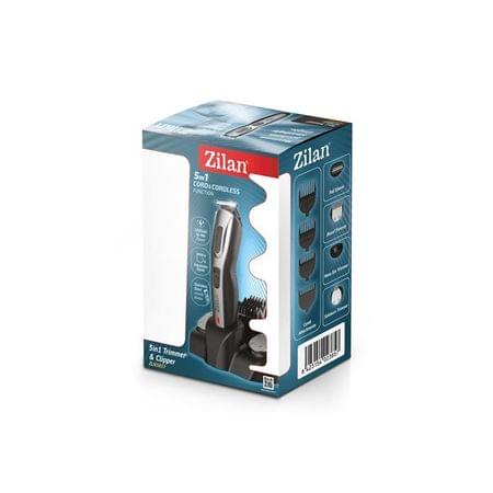 Aparat de tuns facial si corporal 5 in 1 Zilan ZLN-3857 cu acumulator reincarcabil si statie de incarcare
