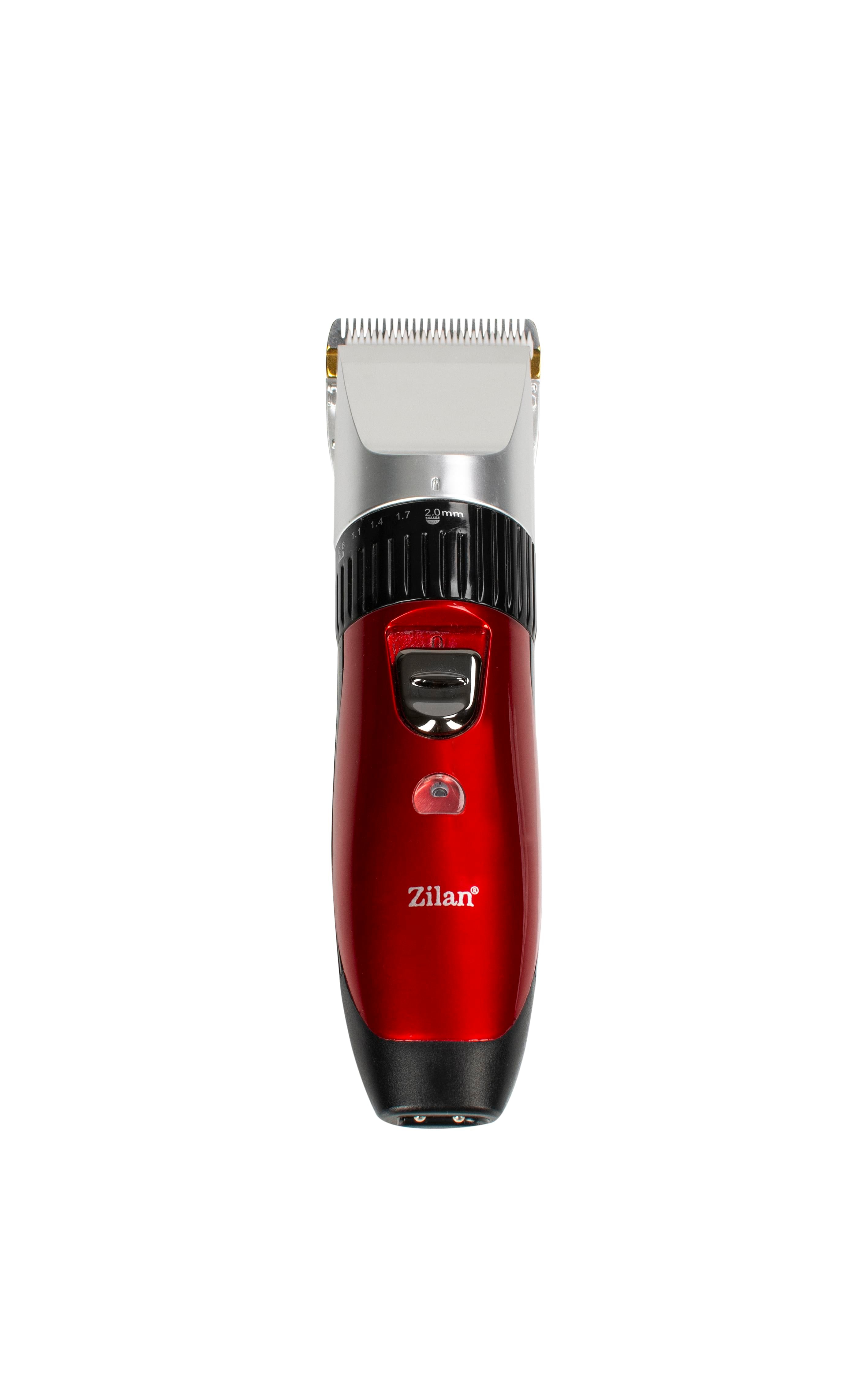 Aparat de tuns profesional Zilan ZLN1246 Wireless - cu baterie suplimentara, lame ceramice si titan, 4 marimi taiere