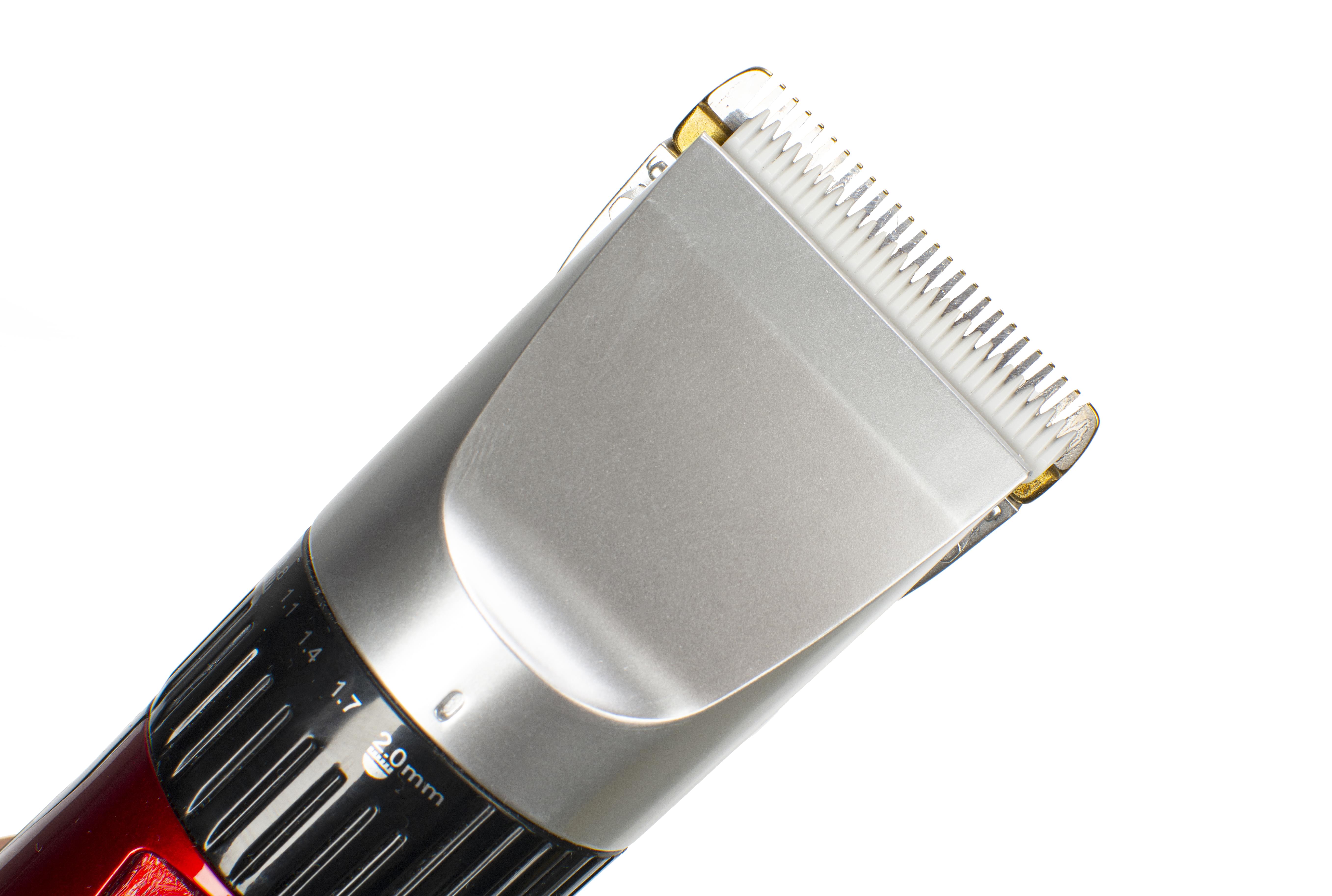 Aparat de tuns profesional Zilan ZLN1246 Wireless - cu baterie suplimentara, lame ceramice si titan, 4 marimi taiere