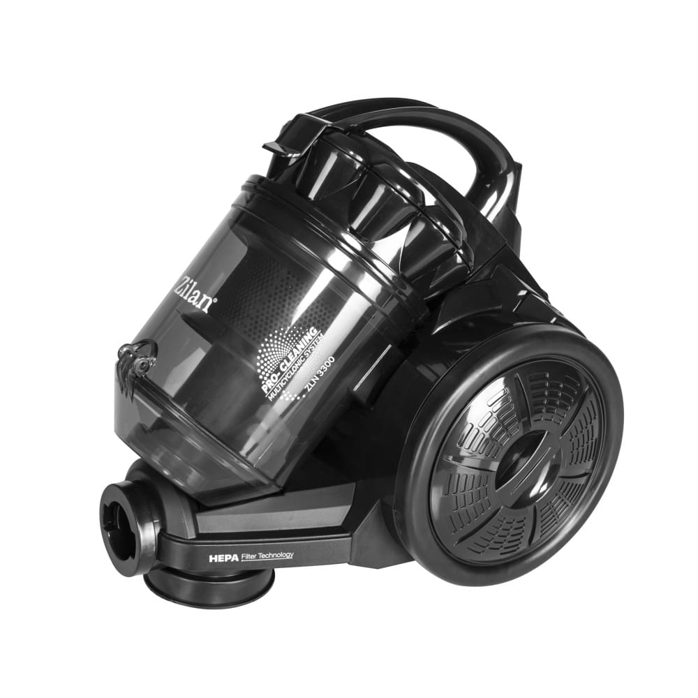 Aspirator fara sac Zilan ZLN3300, 700W, filtru HEPA 13, tehnologie ciclonica, 7 accesorii incluse
