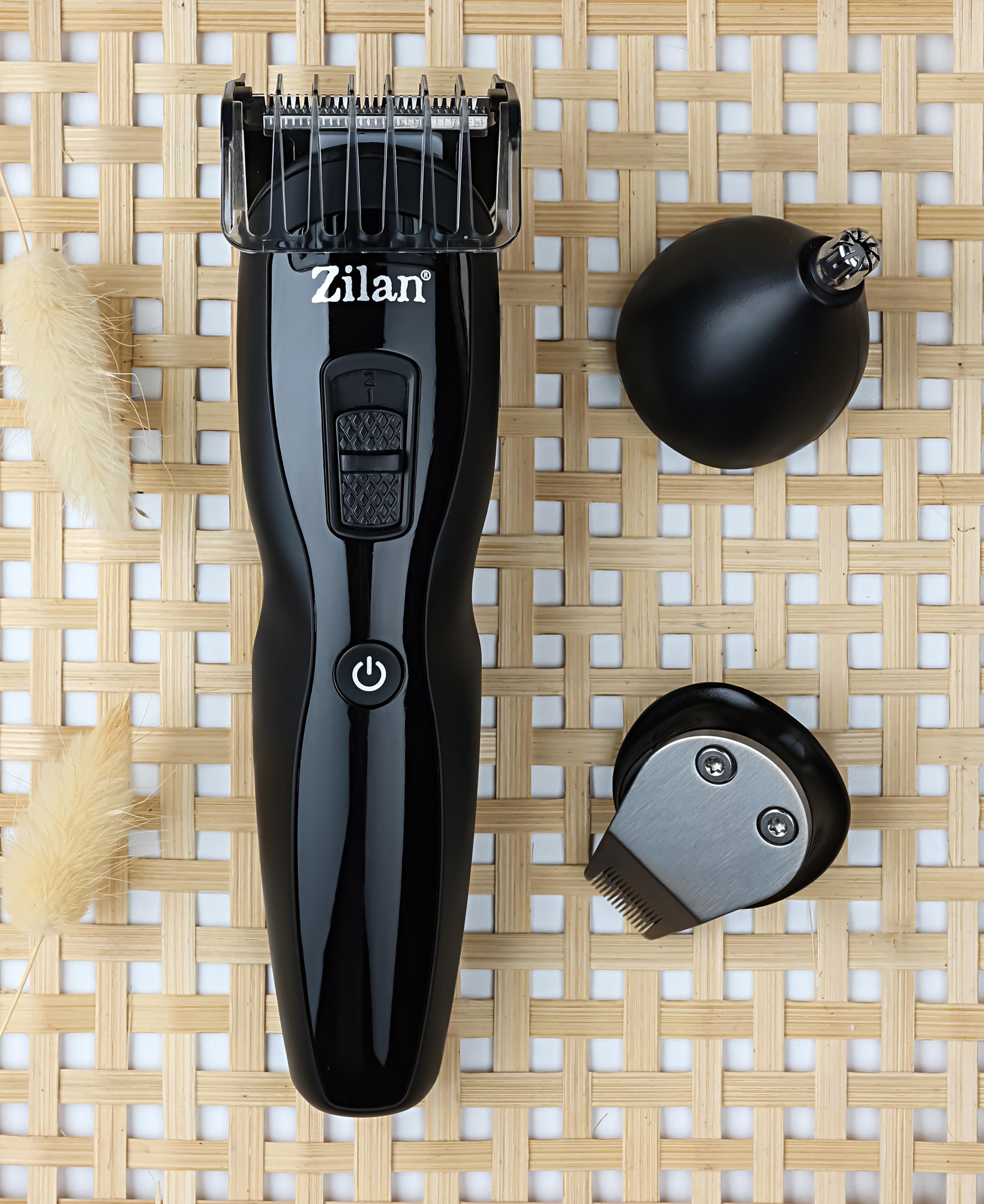 Aparat de tuns multifunctional Zilan ZLN8719, 4 in 1 - barba, nas, par - USB, LED, autonomie 60 min