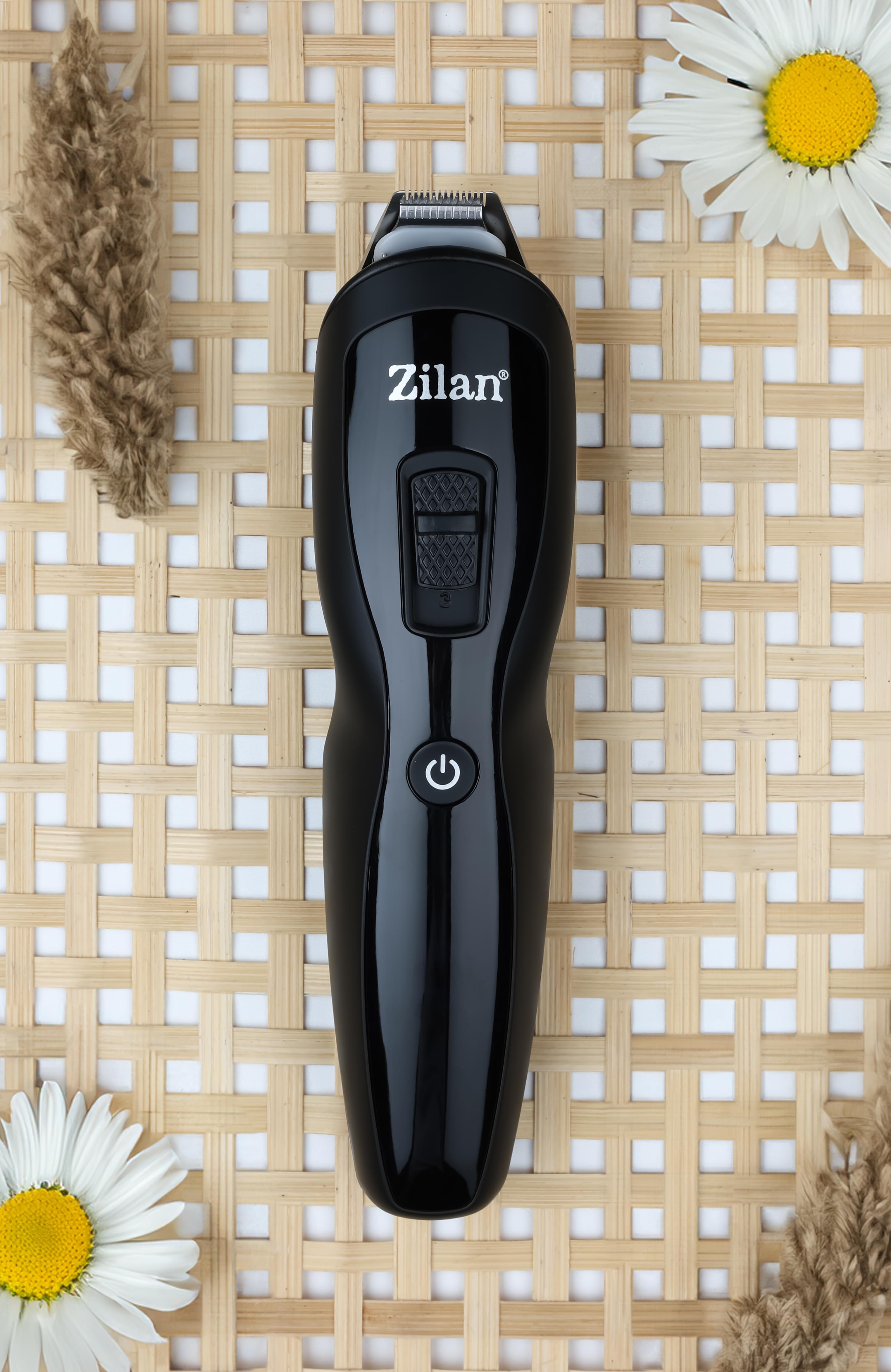 Aparat de tuns multifunctional Zilan ZLN8719, 4 in 1 - barba, nas, par - USB, LED, autonomie 60 min