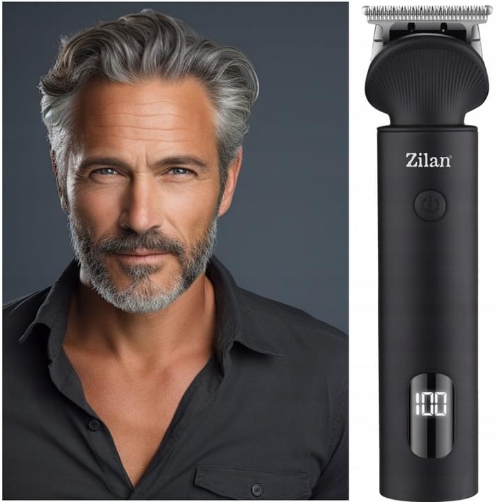 Aparat tuns multifunctional Zilan ZLN8672, Zeus, autonomie 140-170 min, 6 capete diferite, 7 niveluri de tundere