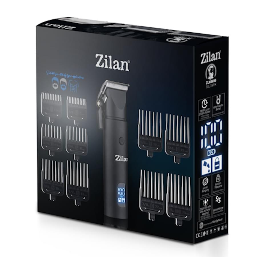 Aparat de tuns profesional Zilan ZLN8696 - Kit complet 11 in 1, autonomie 200 min, USB-C