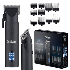Aparat de tuns profesional Zilan ZLN8696 - Kit complet 11 in 1, autonomie 200 min, USB-C