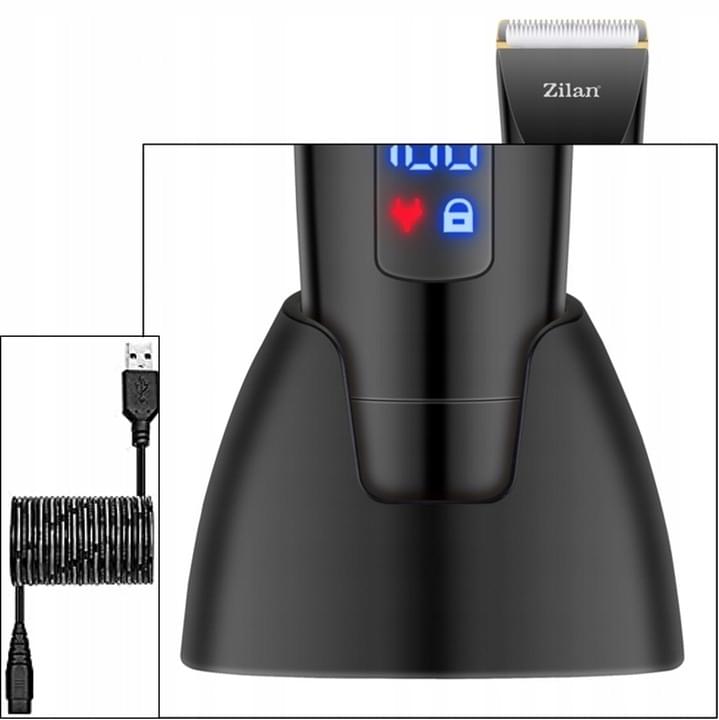 Aparat de tuns multifunctional Zilan ZLN8931 - 7 in 1, Waterproof IPX5, display LED, autonomie 150 min