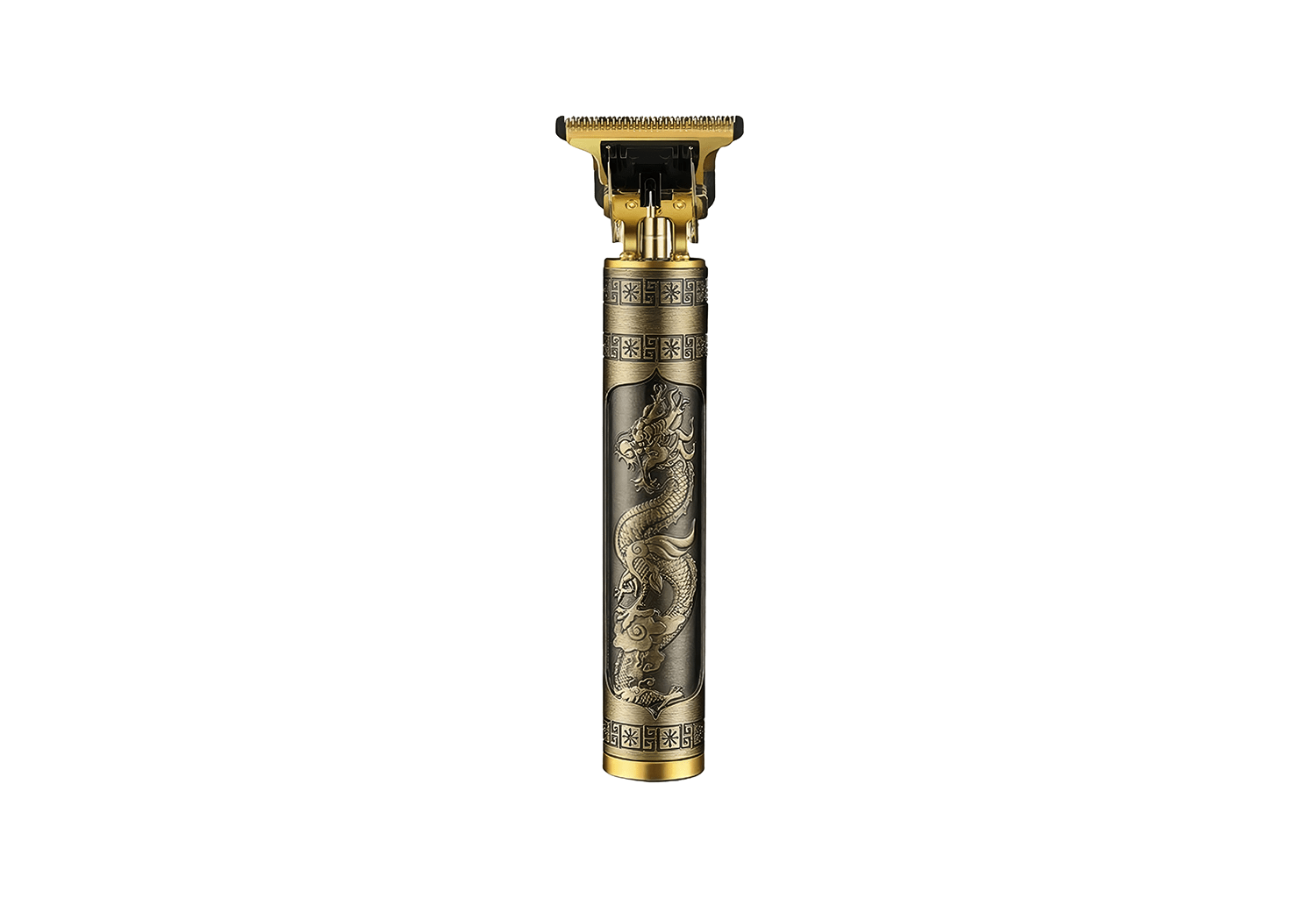 Masina de tuns profesionala Floria ZLN8597, aurie 5W - design Dragon cu 4 piepteni ajustabili
