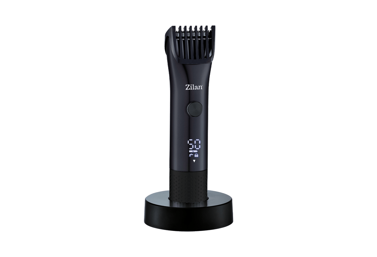Masina de tuns profesionala Zilan ZLN8771 3 in 1 - Par, barba, corp - IPX6 waterproof, afisaj digital, incarcare rapida
