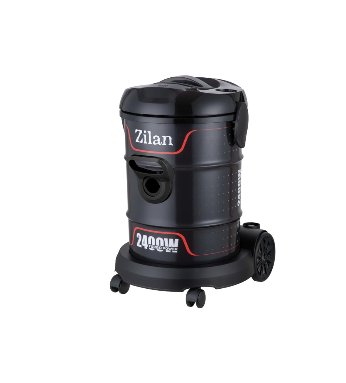 Aspirator Turbo Zilan ZLN2006 - putere 2400W, capacitate 21 L, fara sac, functie suflare