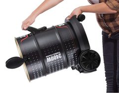 Aspirator Turbo Zilan ZLN2006 - putere 2400W, capacitate 21 L, fara sac, functie suflare