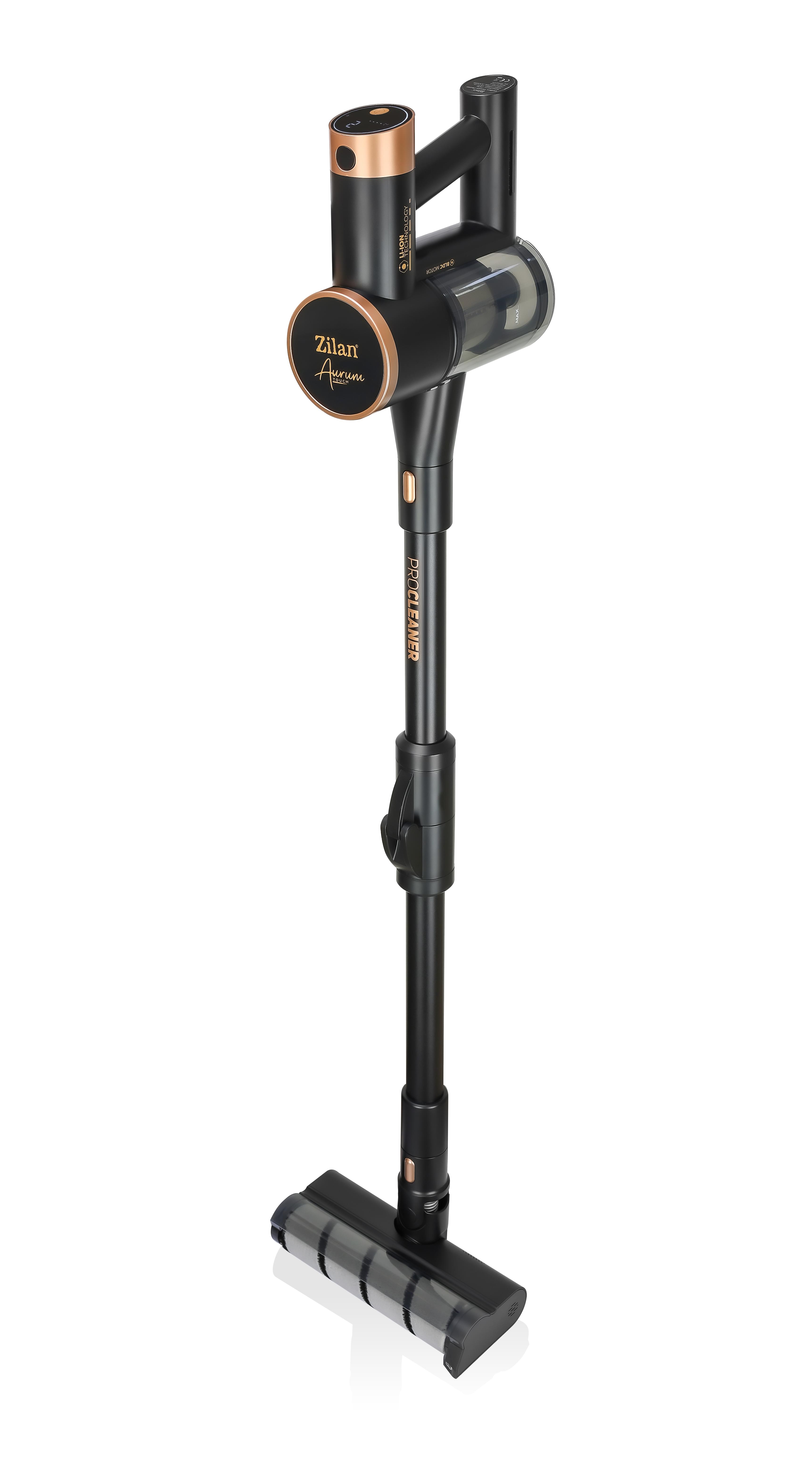 Aspirator vertical Wireless Zilan ZLN3099, Aurum 220W - baterie 2500mAh, 6 viteze, filtru HEPA