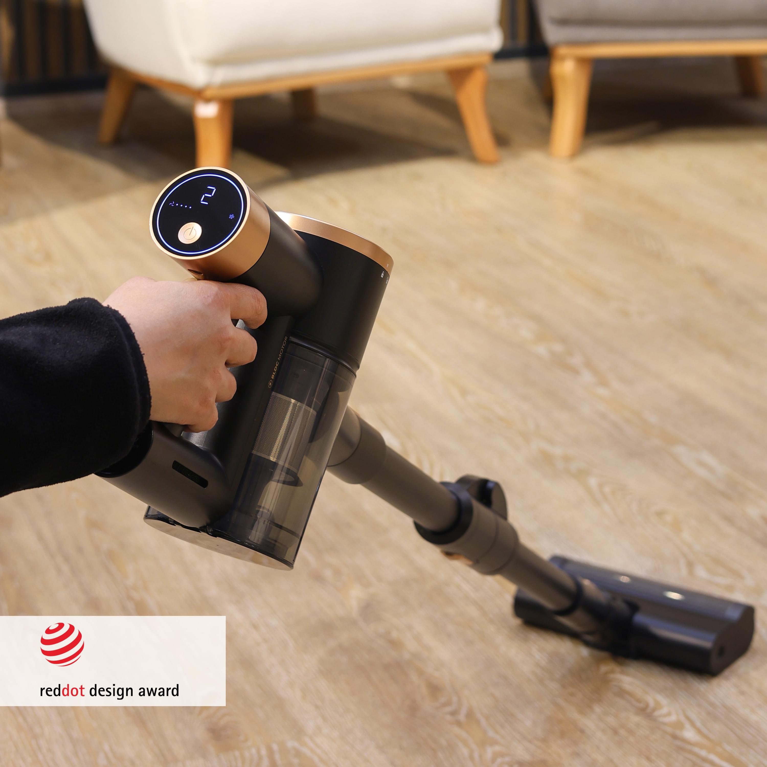 Aspirator vertical Wireless Zilan ZLN3099, Aurum 220W - baterie 2500mAh, 6 viteze, filtru HEPA