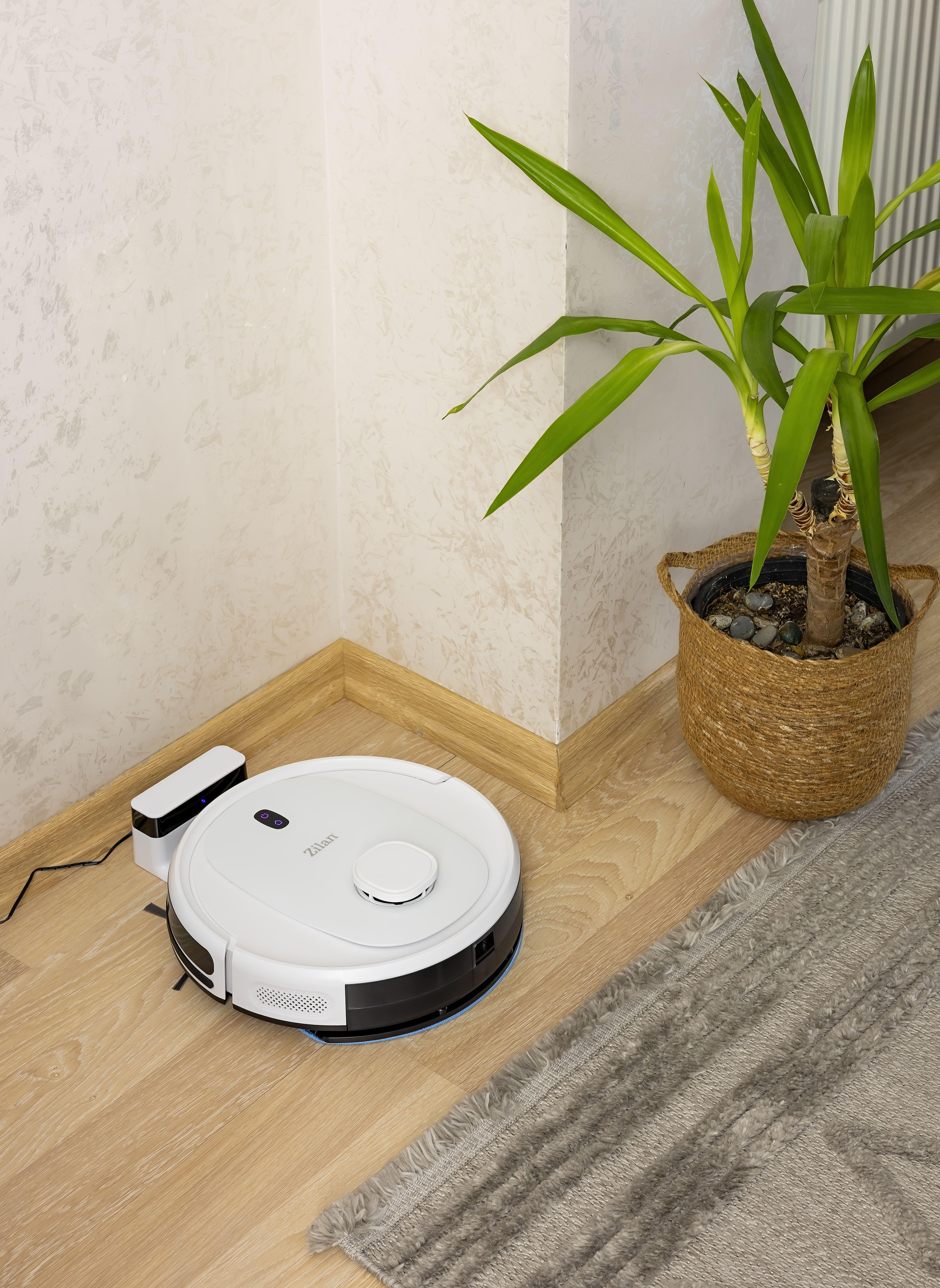 Aspirator robot Zilan ZLN5400 - putere 2700Pa, Wi-Fi, baterie 3200mAh, 150min autonomie