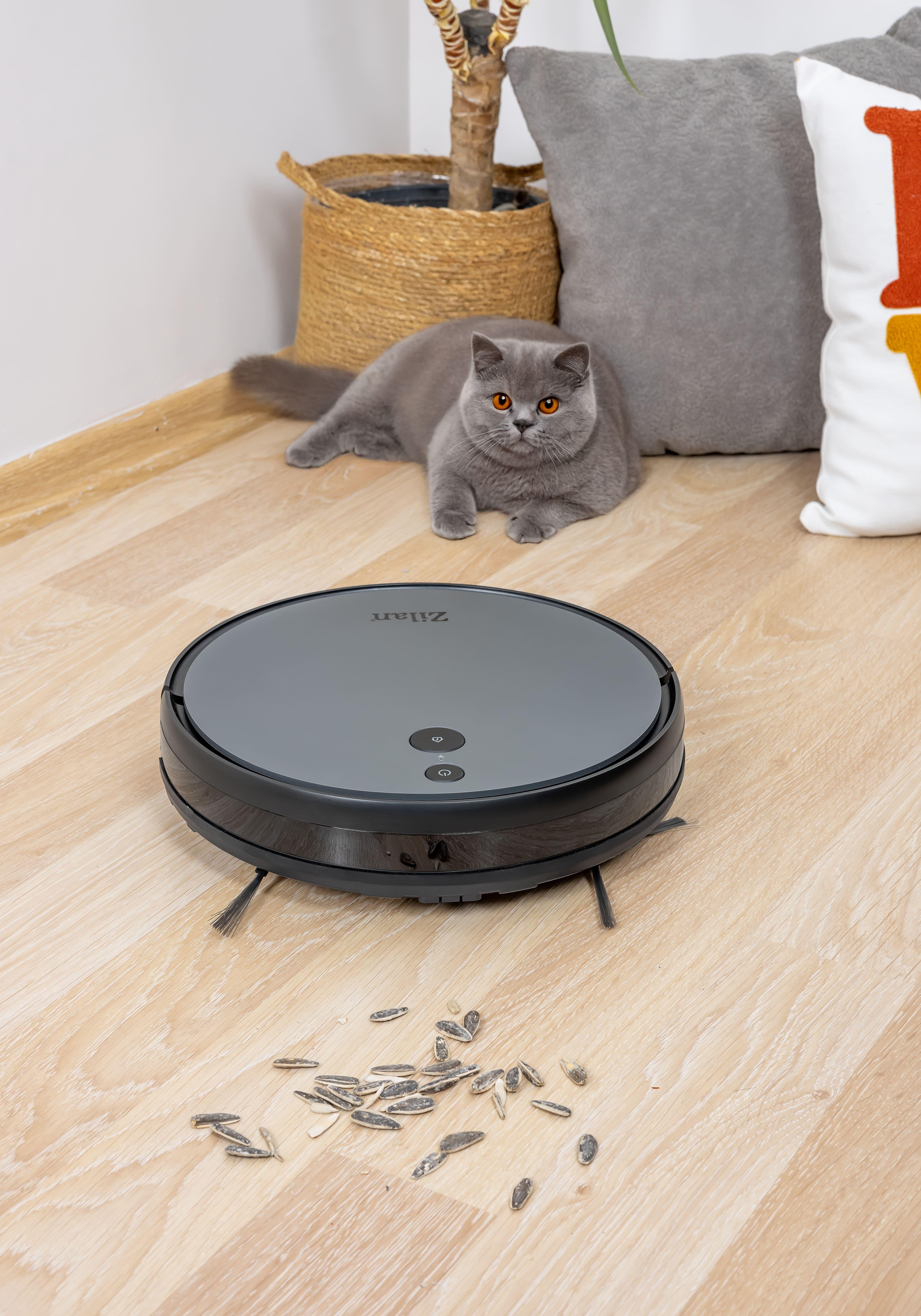 Aspirator robot Zilan ZLN4400 cu WiFi si navigatie inteligenta - autonomie 150 min, telecomanda, 2000Pa