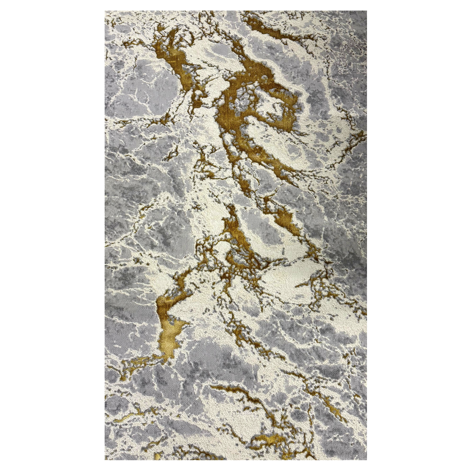Covor Rodos Waves, Galben, Auriu  Living, Dormitor, Modern