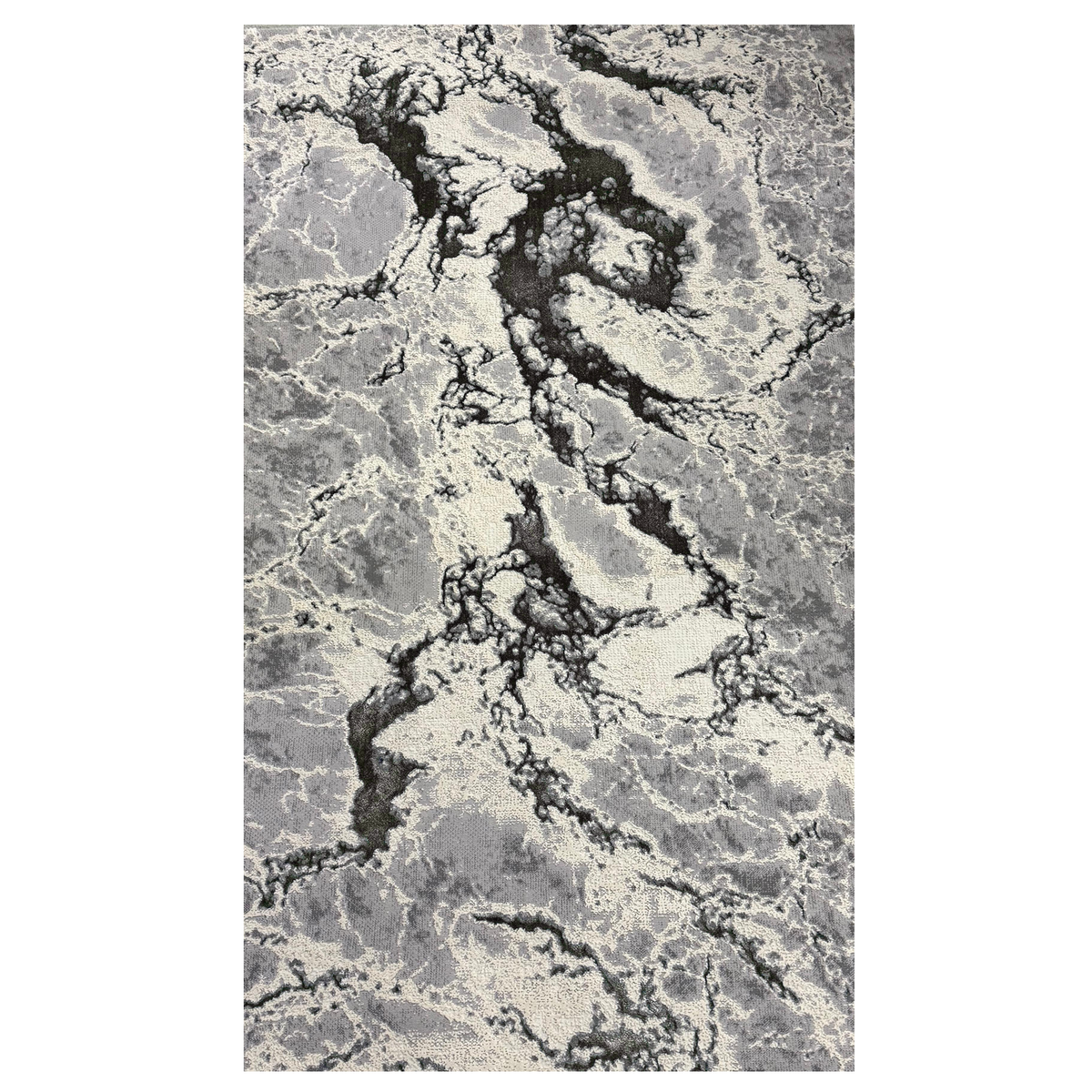 Covor Rodos Waves, Gri, Living, Dormitor, Modern