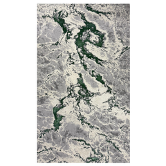 Covor Rodos Waves, Verde Smarald, Living, Dormitor, Modern